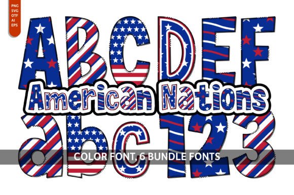 American Nations Collection: A Colorful Typeface for Vibrant Editorial Design