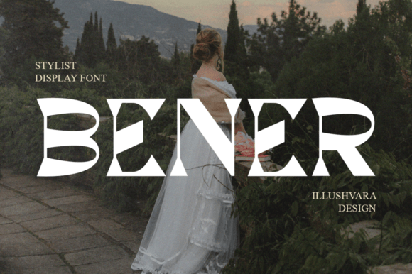 Bener: A Bold Serif Font for Elegant Editorial Design