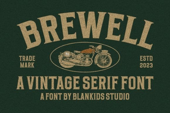 Brewell Font: Elegant Serif for Creative Design Projects