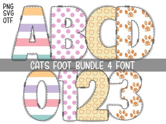 Cats Foot: A Charming Color Font for Business Branding