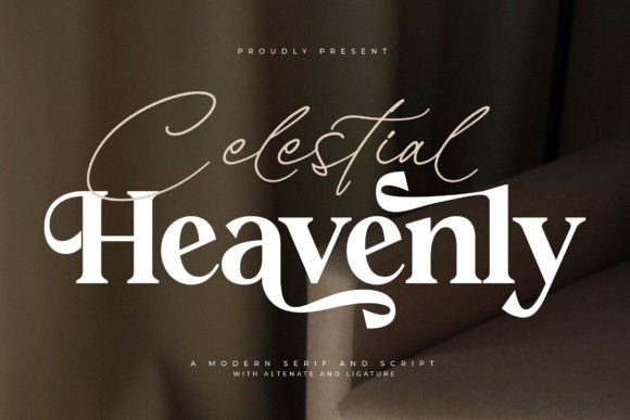 Celestial Heavenly: A Serif Font for Elegant Editorial Design