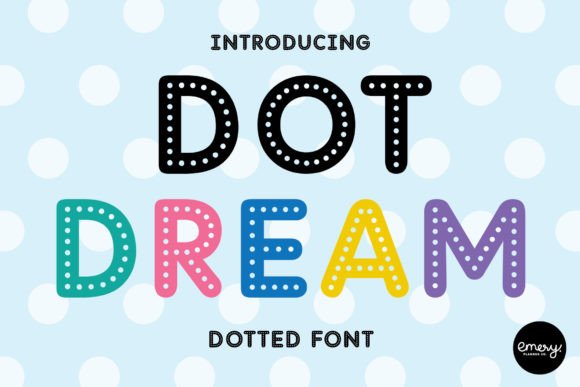Dot Dream: A Decorative Font That Elevates Branding Projects with Style