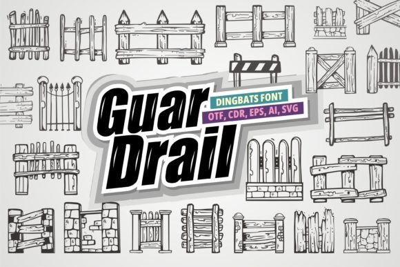 Guardrail: A Playful Dingbat Font for Editorial Design and Digital Publishing