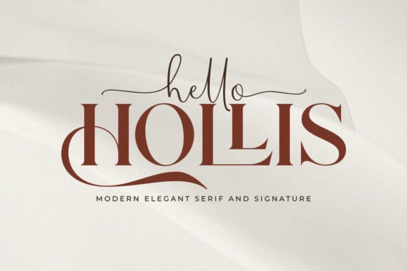 Hello Hollis: A Serif Font That Elevates Handmade Branding and Product Design