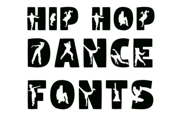 Hip Hop Dance: A Dynamic Decorative Font for Editorial Design