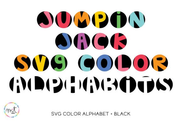Jumpin Jack Alphabits: A Playful Color Font for Business Branding