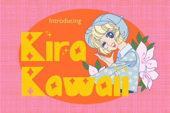 Kira Kawaii: A Sparkling Font for Cute & Creative Branding