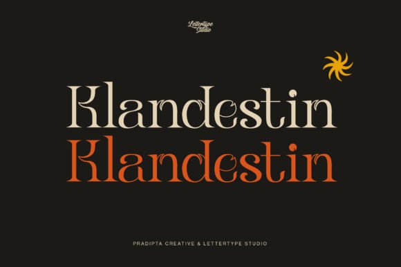 Klandestin: A Stand-Out Serif Font for Campaign-Ready Branding
