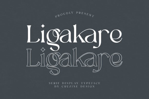 Ligakare: A Sleek Serif Font for Modern Brand Design
