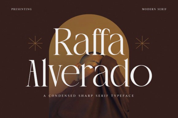 Raffa Alverado: A Sharp Serif Font for Bold Design