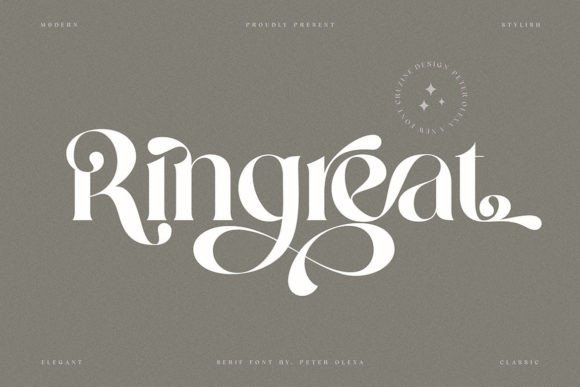 Ringreat: A Sophisticated Serif Font for Elegant Editorial Design