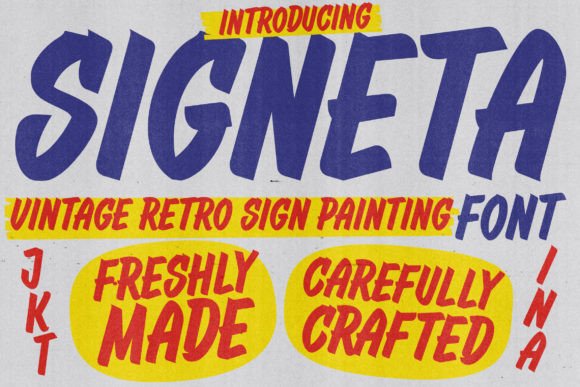 Signeta: A Vintage-Inspired Script Font for Campaign Visuals That Pop