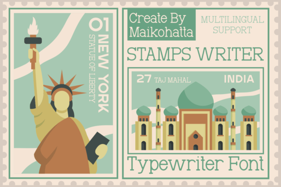 Stamps Writer: A Serif Font for Timeless Branding and Elegant Design