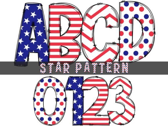 Star Pattern: A Versatile Color Font for Crafters and Makers