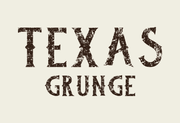 Texas Grunge: A Modern Serif Font for Clean Branding